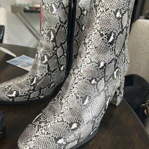 Madden Girl "Snakeskin" Booties